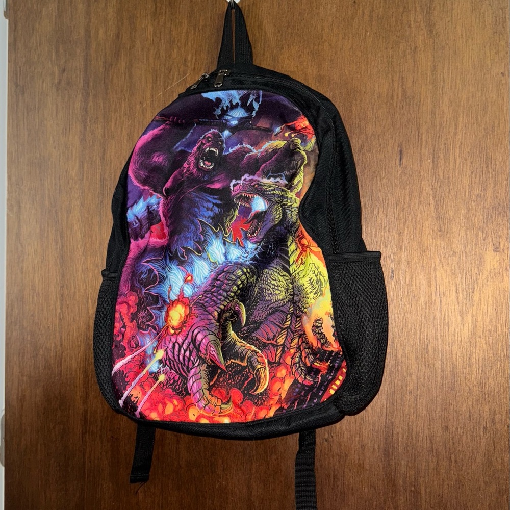 Godzilla vs Kong graphic backpack